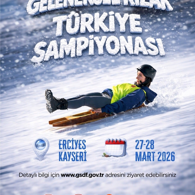 Erciyes; Geleneksel Kızak Türkiye Şampiyonası'na ev sahipliği yapacak