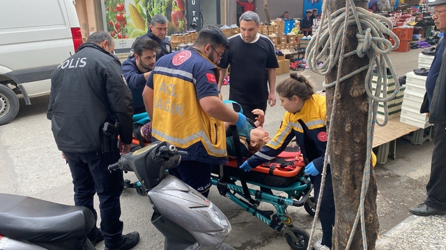 Ekipler yaşlı kadını kurtarmak için seferber oldu