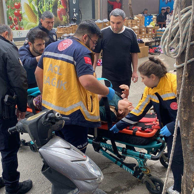 Ekipler yaşlı kadını kurtarmak için seferber oldu