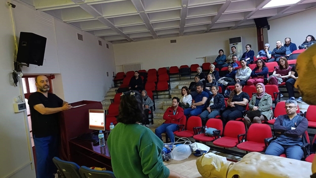 Aydın Devlet Hastanesi'nde personele acil durum ve afet eğitimi verildi