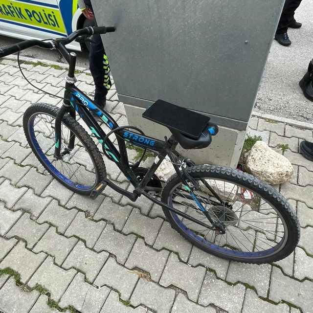 Karaman'da bisikletten düşen çocuk yaralandı