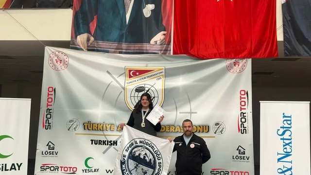 Kayserili sporcu Türkiye Şampiyonu oldu