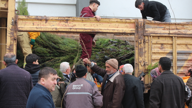Bafra'da "Dünya Ormancılık Günü" etkinliğinde 23 bin 900 fidan dağıtıldı
