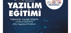 Malatya'da Dijital Gençlik Merkezi'nde kodlama eğitimi