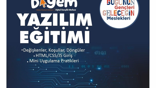 Malatya'da Dijital Gençlik Merkezi'nde kodlama eğitimi