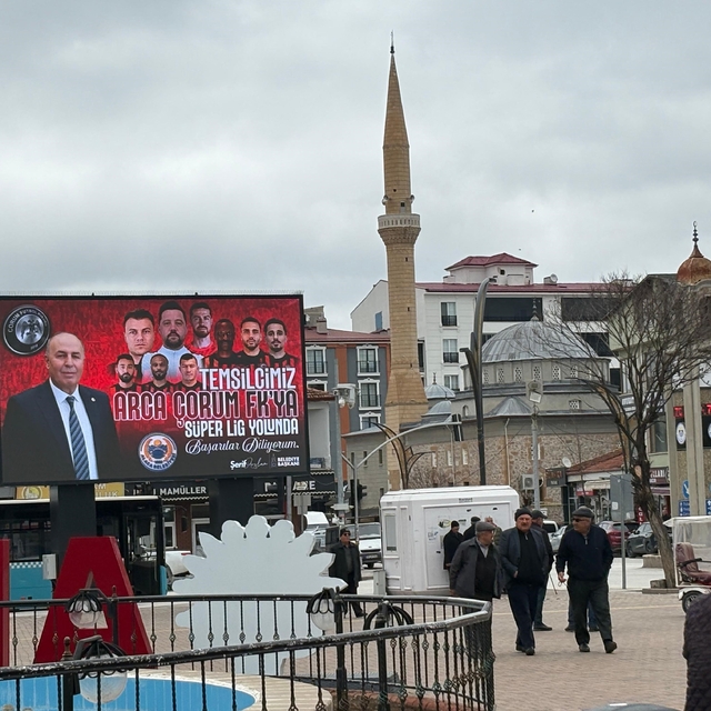 Alaca'dan Çorum FK'ye Süper Lig yolunda billboardlu destek