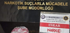 Bayburt'ta uyuşturucuyla mücadele devam ediyor