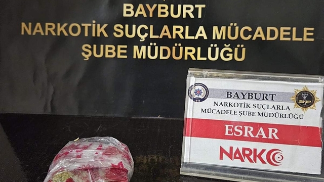 Bayburt'ta uyuşturucuyla mücadele devam ediyor