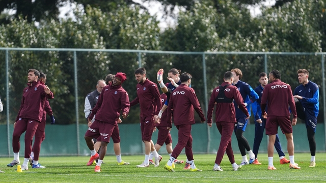 Trabzonspor'da Galatasaray maçı hazırlıkları sürüyor