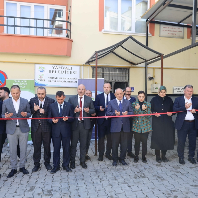 Yahyalı Ailem Derneği hizmete açıldı