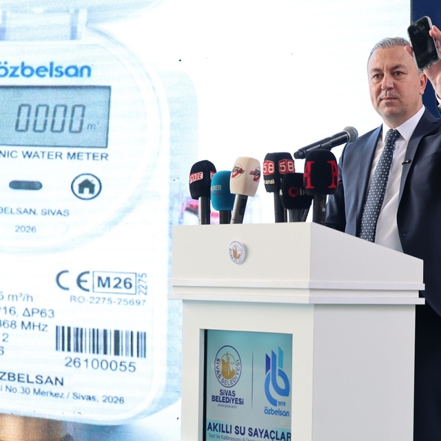Yerli ve milli imkanlarla üretilen akıllı su sayaçları tanıtıldı