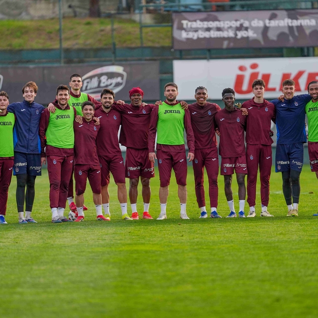 Trabzonspor, Galatasaray maçının hazırlıklarını sürdürdü