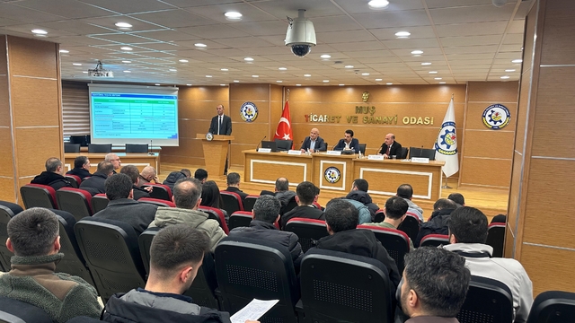 Muş TSO'da "yeni teşvik sistemi bilgilendirme toplantısı" düzenlendi