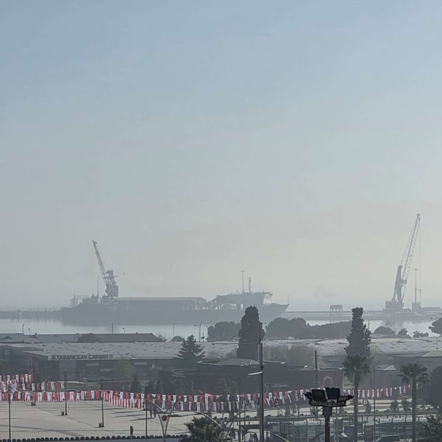 Samsun'da pus ve sis