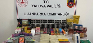 Yalova'da kaçakçılık operasyonunda 2 zanlı yakalandı