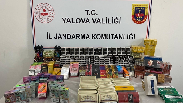 Yalova'da kaçakçılık operasyonunda 2 zanlı yakalandı