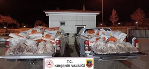 Kırşehir'de 1 ton 200 kilo kaz eti ele geçirildi
