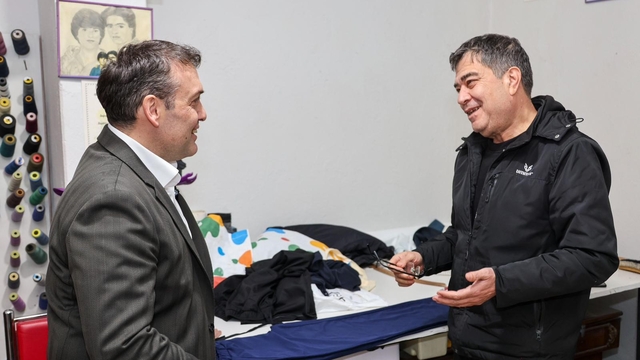 Vali Sözer'den çarşı esnafına ziyaret