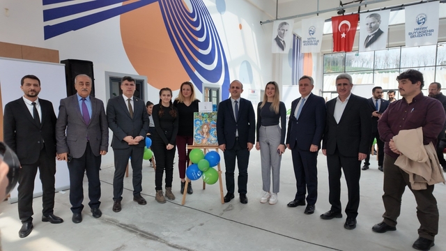 Hatay'da küçük ressamlar tuvallerinde suyu anlattı