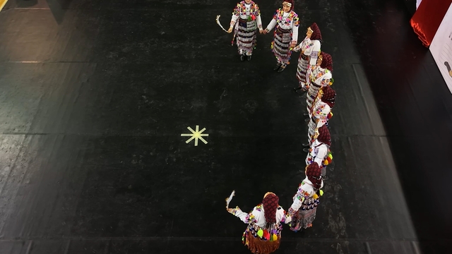 Halk oyunları yarışmasında hünerler sergilendi, kültürel değerler tanıtıldı