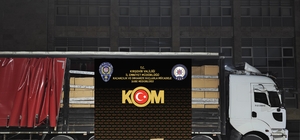 Kırşehir’de durdurulan kamyonda 5,5 ton kaçak tütün ele geçirildi