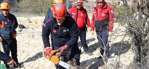 Kastamonu'da AFAD ekiplerinden heyelan tatbikatı
