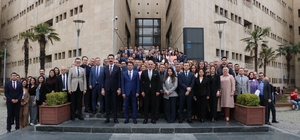 Adli Yargı Komisyonu Başkanı Bilen Bursa'ya veda etti İstanbul Anadolu Adalet Komisyonu Başkanlığı görevine tayin edilen Dr Mesut Bilent Bursa'ya veda etti