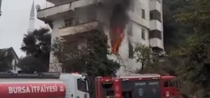 Mudanya’da apartmanda yangın paniği