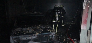 Antalya'da araç boyama atölyesindeki yangın, bitişikteki iş yerine sıçradı