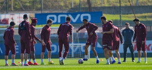 Trabzonspor, Galatasaray maçı hazırlıklarını sürdürdü