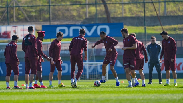 Trabzonspor, Galatasaray maçı hazırlıklarını sürdürdü