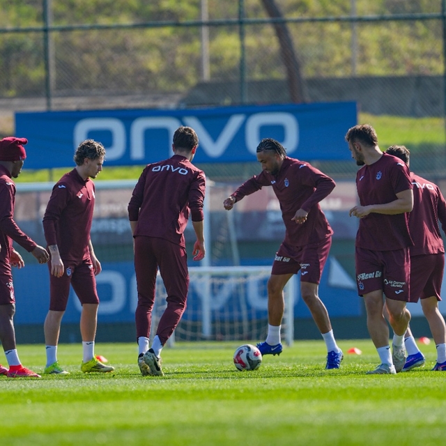 Trabzonspor, Galatasaray maçı hazırlıklarını sürdürdü