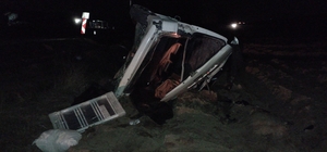 Tokat’ta minibüs devrildi: 1 yaralı