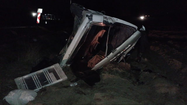 Tokat'ta minibüs devrildi: 1 yaralı