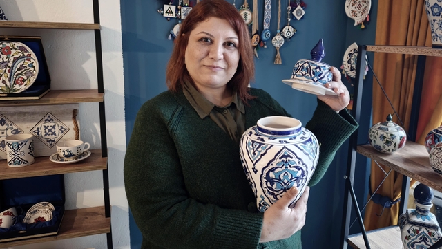 Topkapı Sarayı'nda görüp etkilendiği çini sanatında 'Kültürel Miras Temsilcisi' oldu