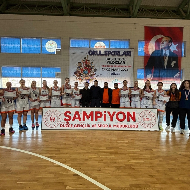 Okul sporları yıldızlar basketbol yarı finalde şampiyonlar belli oldu