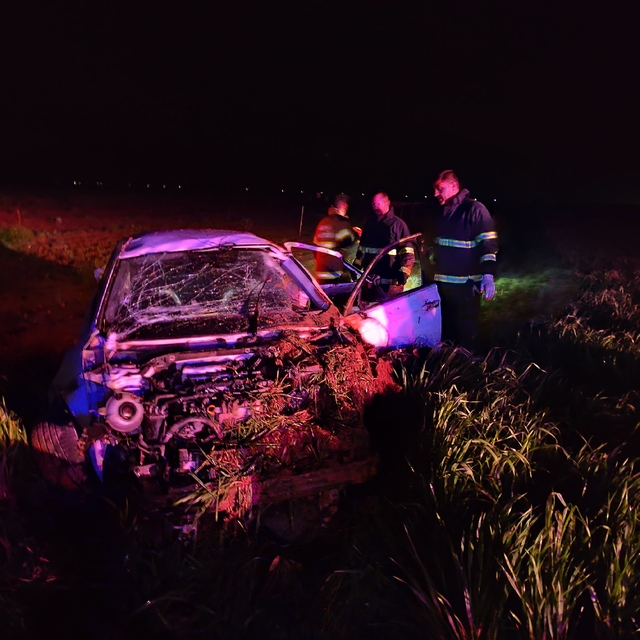 Otomobil tarlaya yuvarlandı: 1 ölü, 3 yaralı