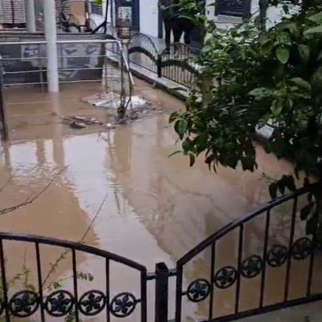 Didim'de sağanak yağış etkili oldu
Evleri su bastı, araçlar yolda kaldı
