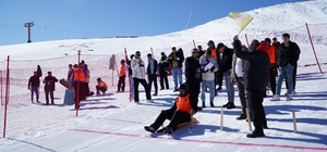 Erciyes, Geleneksel Kızak Türkiye Şampiyonası'na ev sahipliği yaptı