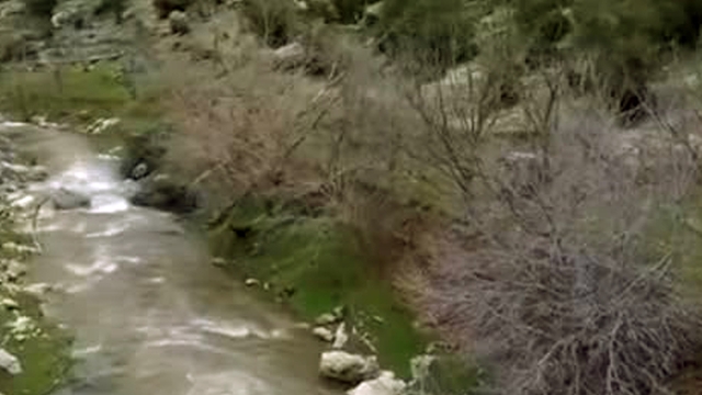 Araban'da kuruyan Ardıl Çayı yıllar sonra yeniden akmaya başladı