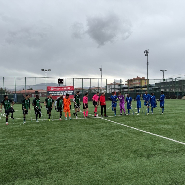 Şahinbey Ampute'den farklı galibiyet 6-1