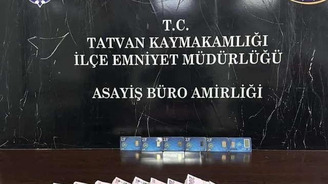 Tatvan'da sahte altın operasyonu: 3 şüpheli gözaltında
