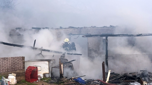 Menteşe'de evde çıkan yangında ev kullanmaz hale geldi