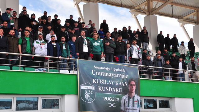 Kars 36 Spor futbolcusu Kubilay Kaan Kundakçı'yı andı