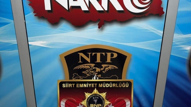 Siirt'te 9 kilo 700 gram esrar ele geçirildi