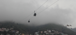 Ordu’nun ‘seyir terası’nda sis güzelliği