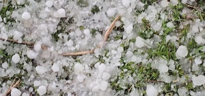 Niğde’de dolu yağışı etkili oldu