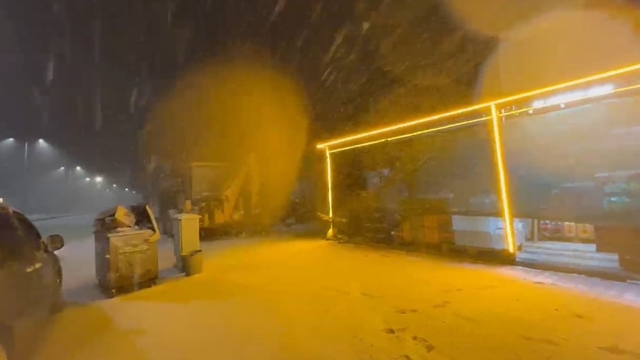 Malatya'nın yüksek kesimlerinde kar