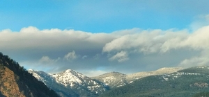 Köyceğiz Sandras Dağı’na Mart ayının sonunda kar yağdı