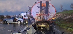 Şanlıurfa'da zincirleme kaza:1 ölü, 5 yaralı